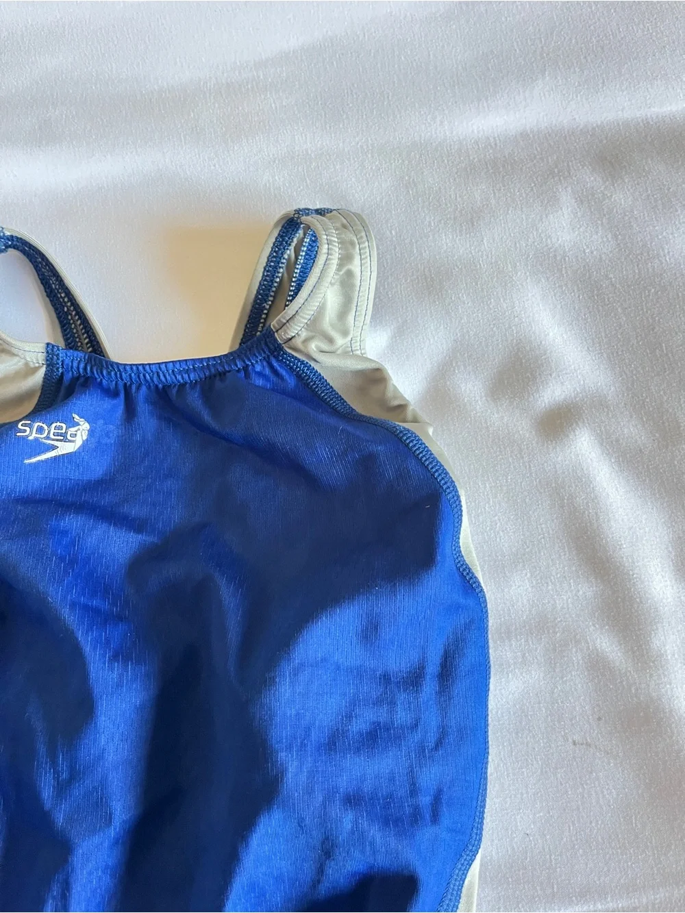Speedo Fastskin (Original $170) FSII Size 28 Blue/Gray Recordbreaker Swimsuit